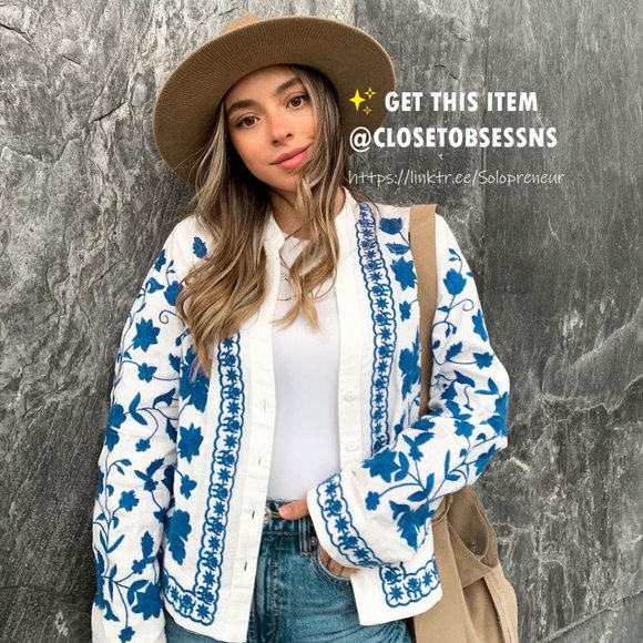 LAST ONE!!! BLOGGER FAVE!!! ZARA Linen Blend Jacket* - Picture 3 of 16